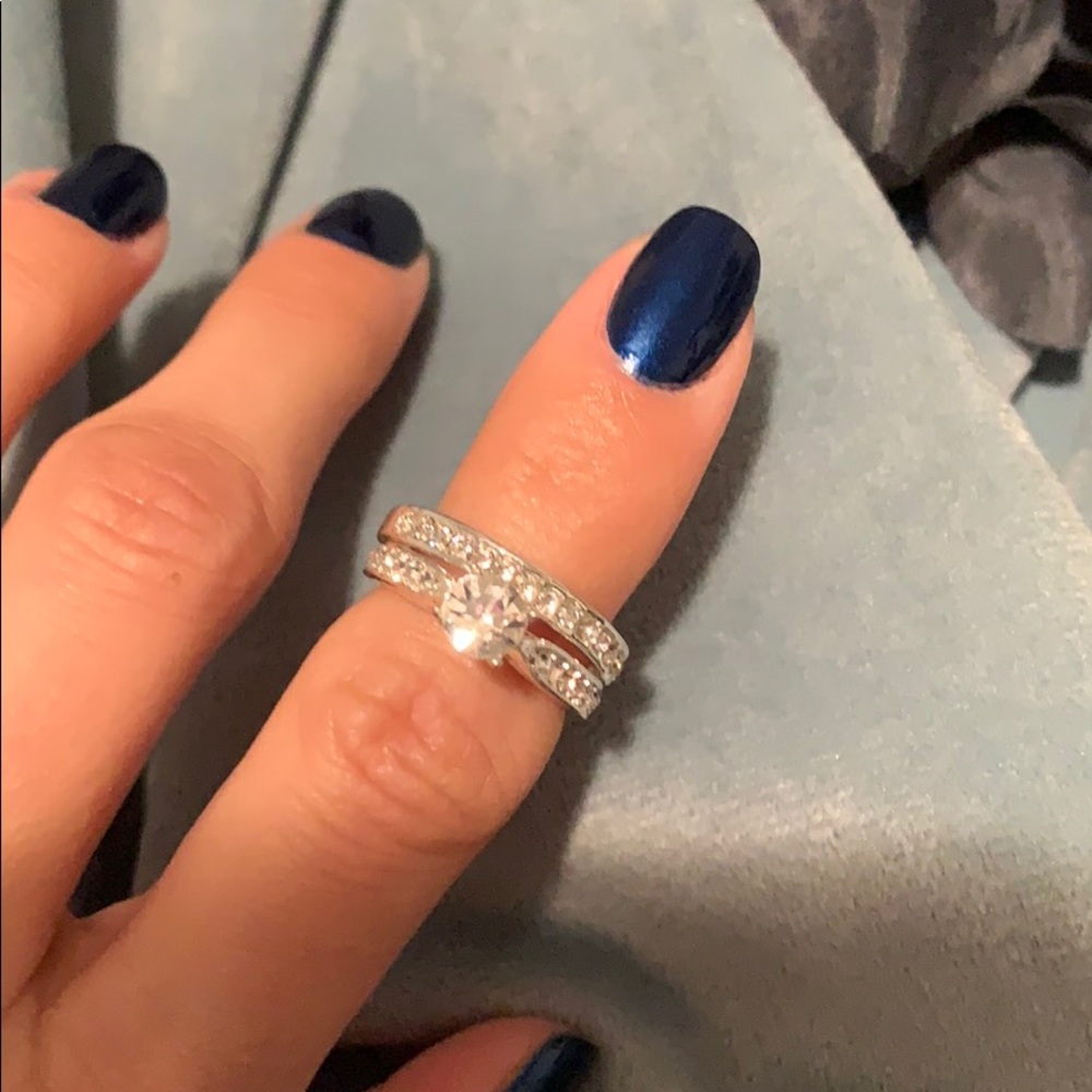 Wedding Band CZ Ring High ser Tacori Style